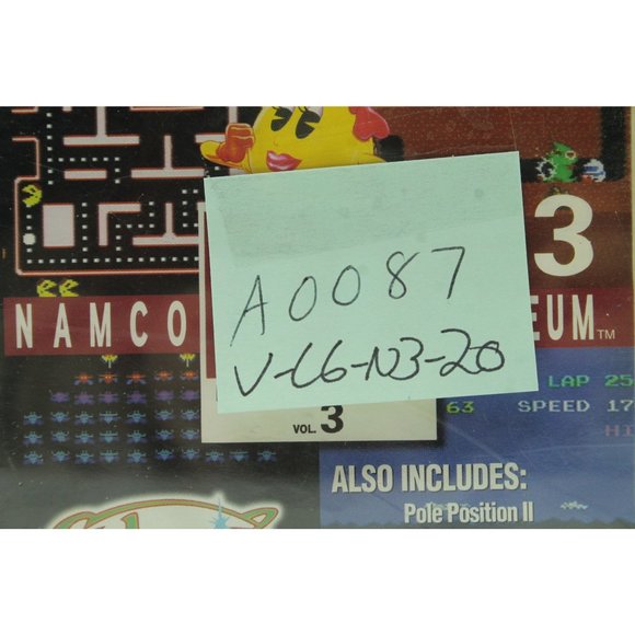 Playstation 1 PS1 Namco Museum Vol. 3 Galaxian, Ms. Pac-Man, Dig Dug Black Label - Picture 7 of 7